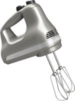 KitchenAid - 5-Speed Ultra Power Hand Mixer - Contour Silver - Front_Zoom