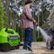 Alt View 12. Greenworks - 1900 PSI 1.2 GPM Electric Pressure Washer Combo Kit - Green.