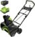 Alt View 20. Greenworks - 80V 20” Cordless Brushless Snow Blower with 4.0 Ah Battery and Rapid Charger - Green.
