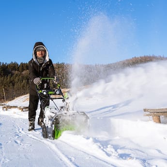 Greenworks 80V 20” Snow Blower, and 12 Greenworks 80V 20” Snow Blower, and 12
