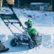Alt View 25. Greenworks - 80V 20” Cordless Brushless Snow Blower with 4.0 Ah Battery and Rapid Charger - Green.
