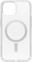 OtterBox - Symmetry Series Hard Shell for MagSafe for Apple iPhone 15, Apple iPhone 14, and Apple iPhone 13 - Clear - Front_Zoom