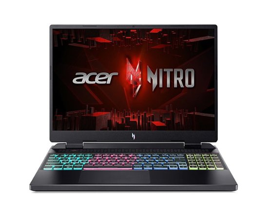 Front Zoom. Acer - Nitro 16 -16" 165Hz Gaming Laptop WUXGA – AMD Ryzen 7 7840HS with 16GB memory - GeForce RTX 4060– 1TB PCIe Gen 4 SSD - Obsidian Black.