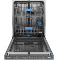 Angle Zoom. GE Profile - 24" Top Control Dishwasher with Microban Antimicrobial Protection and Sanitize Cycle - Stainless Steel.