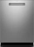 GE Profile - 24" Top Control Smart Built-In Stainless Steel Tub Dishwasher with 3rd Rack, Microban Protection and 44 dBA - Stainless Steel