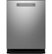 Front. GE Profile - 24" Top Control Dishwasher with Microban Antimicrobial Protection and Sanitize Cycle - Stainless Steel.