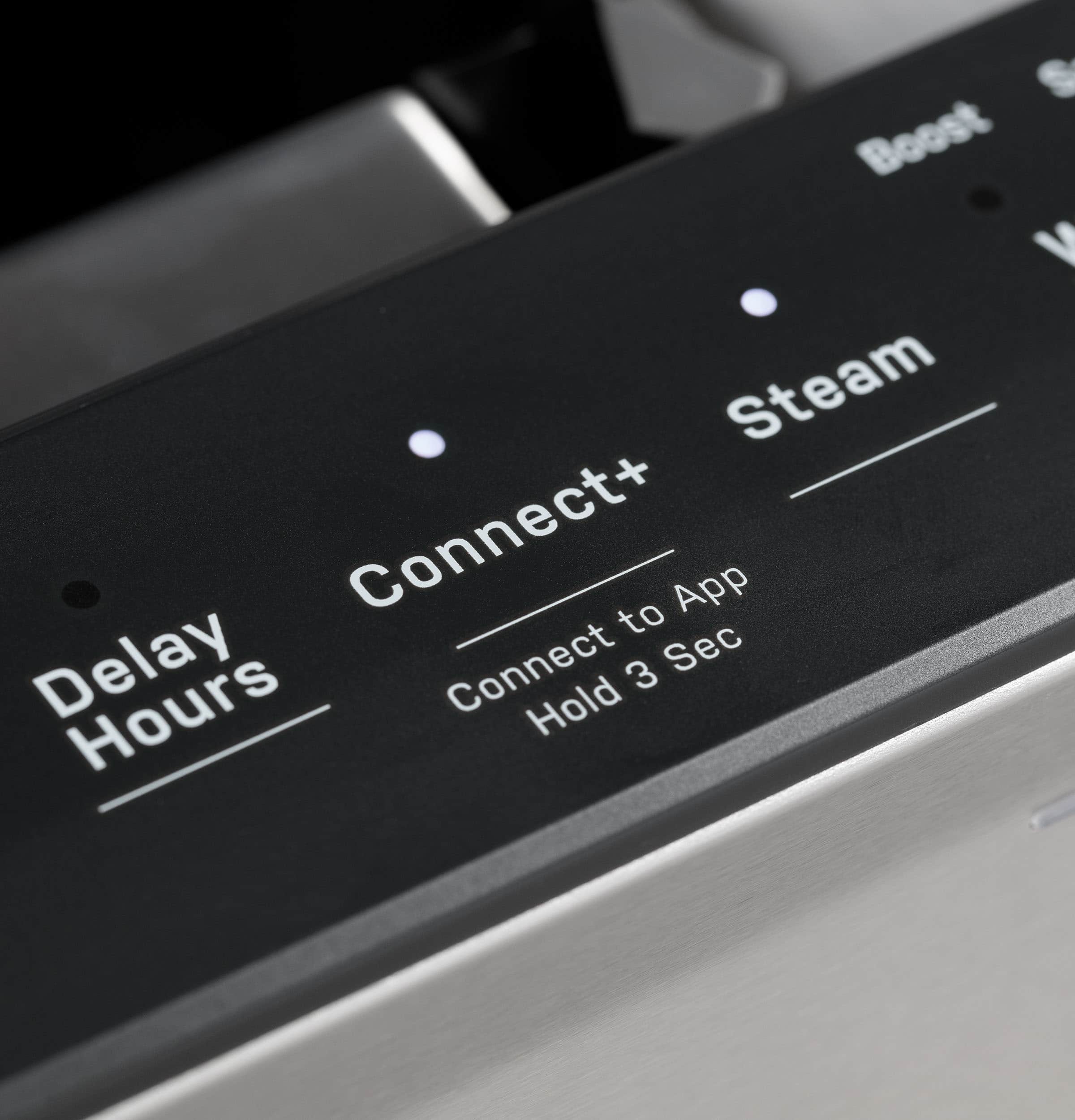 Alt View 20. GE Profile - 24" Top Control Dishwasher with Microban Antimicrobial Protection and Sanitize Cycle - Stainless Steel.