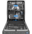 Left Zoom. GE Profile - 24" Top Control Dishwasher with Microban Antimicrobial Protection and Sanitize Cycle - Stainless Steel.