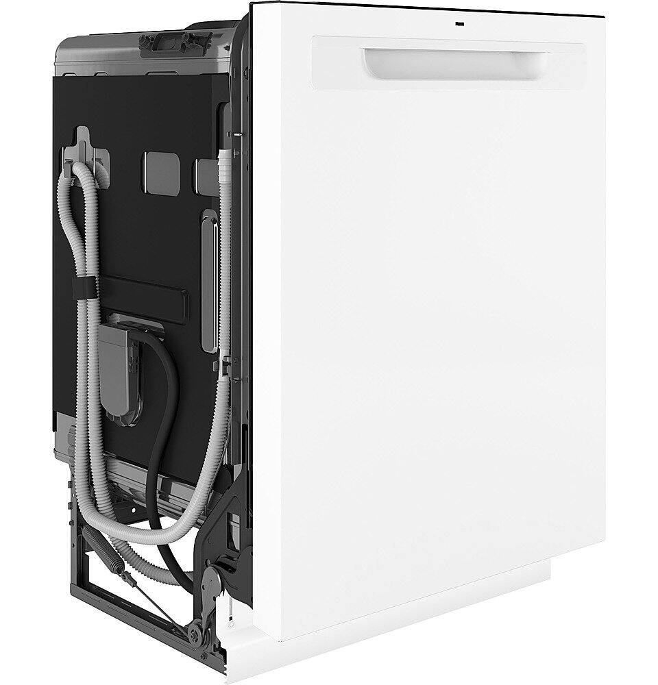 Alt View 26. GE - Top Control Built-In Stainless Steel Tub Dishwasher with 3rd Rack, Santize Cycle, and 45 dBA - White.
