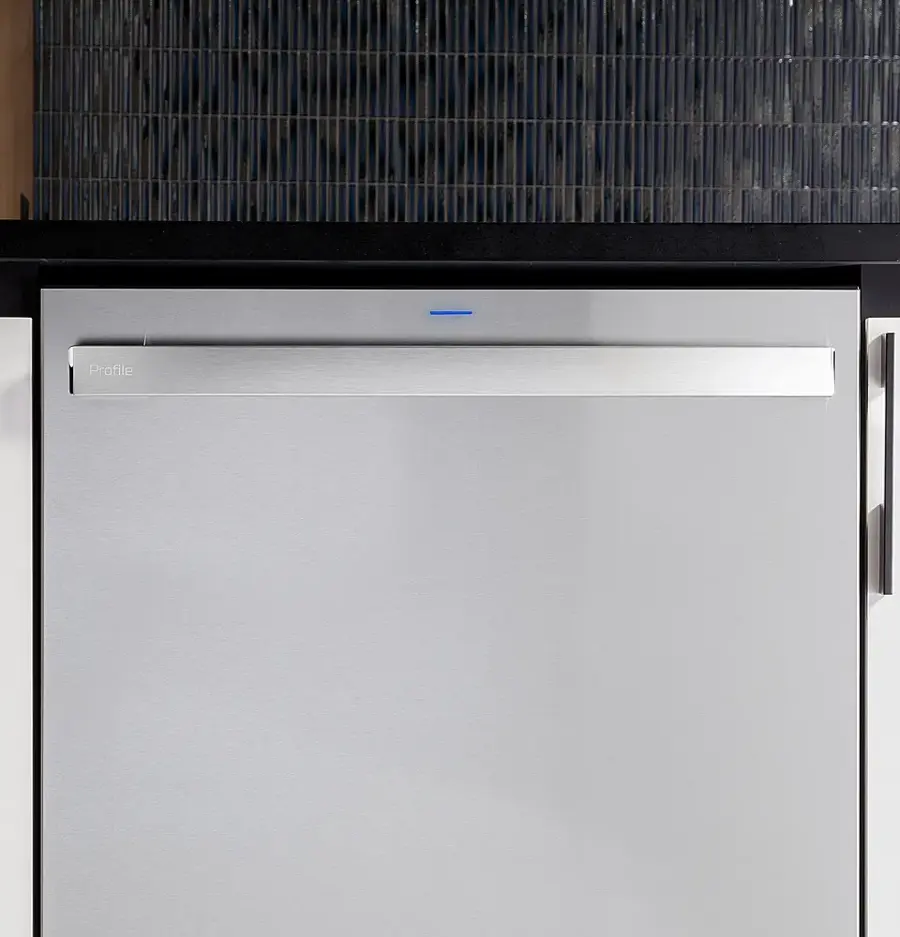 Alt View 11. GE Profile - 24" Top Control Smart Built-In Stainless Steel Tub Dishwasher with 3rd Rack and Sanitize Cycle - Stainless Steel.