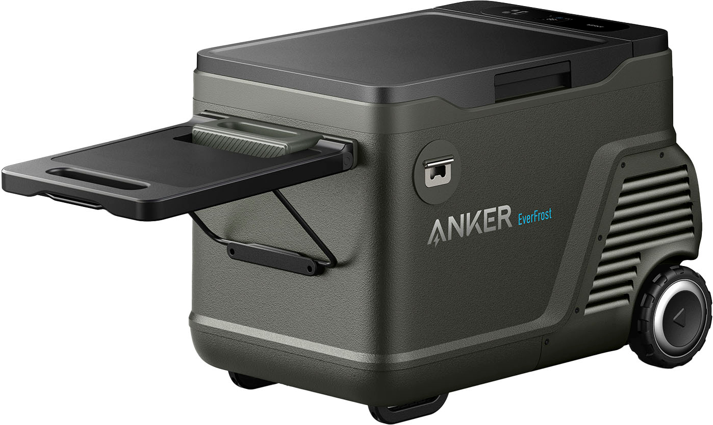 Left View: Anker - Everfrost Portable Cooler 30 - Green