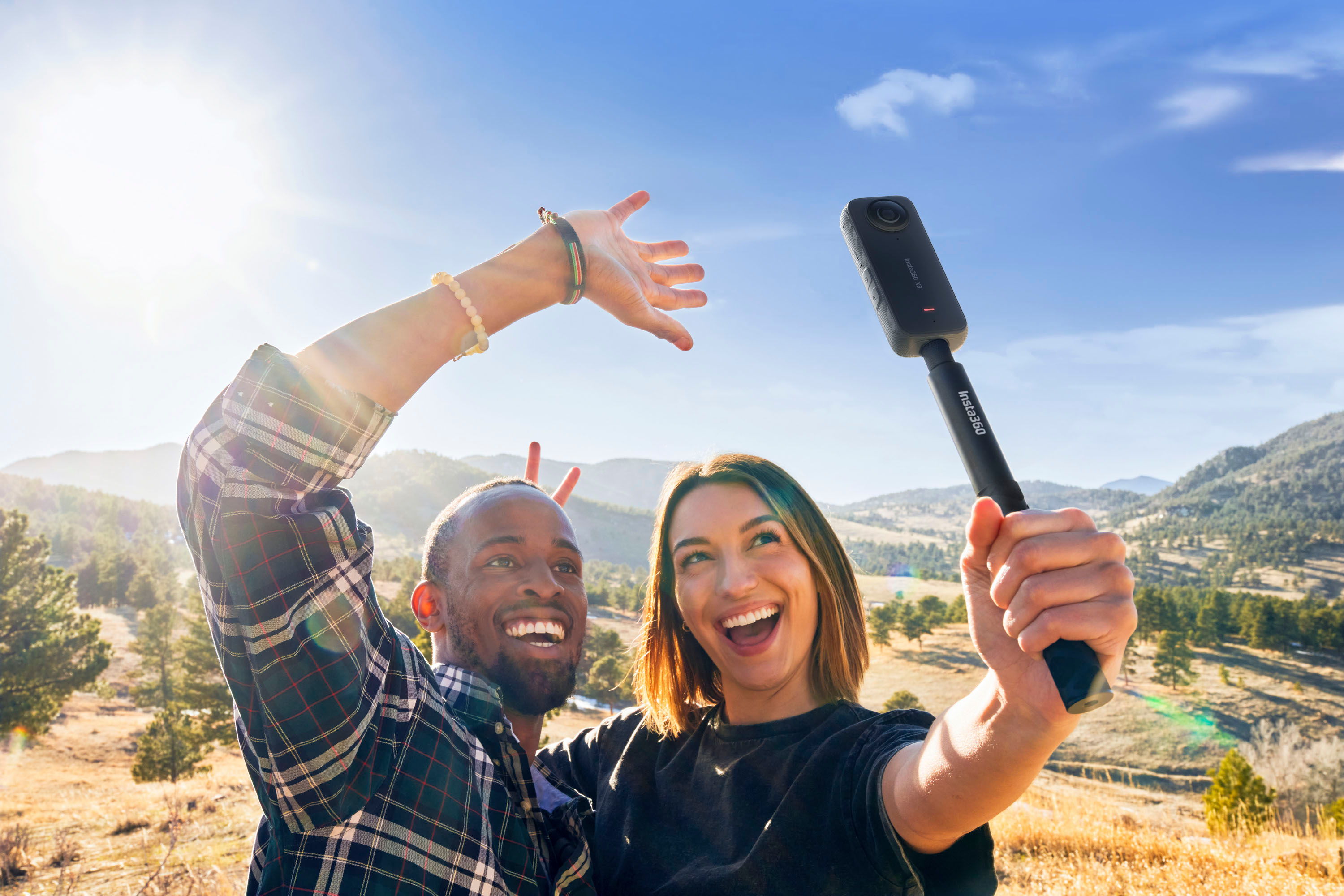 Invisible Selfie-stick Insta360 70cm (x3,one Rs,one R,one X2,go 2
