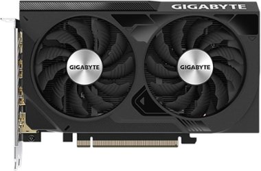 GIGABYTE - NVIDIA GeForce RTX 4060 WINDFORCE OC 8GB GDDR6 PCI Express 4.0 Graphics Card - Black - Front_Zoom
