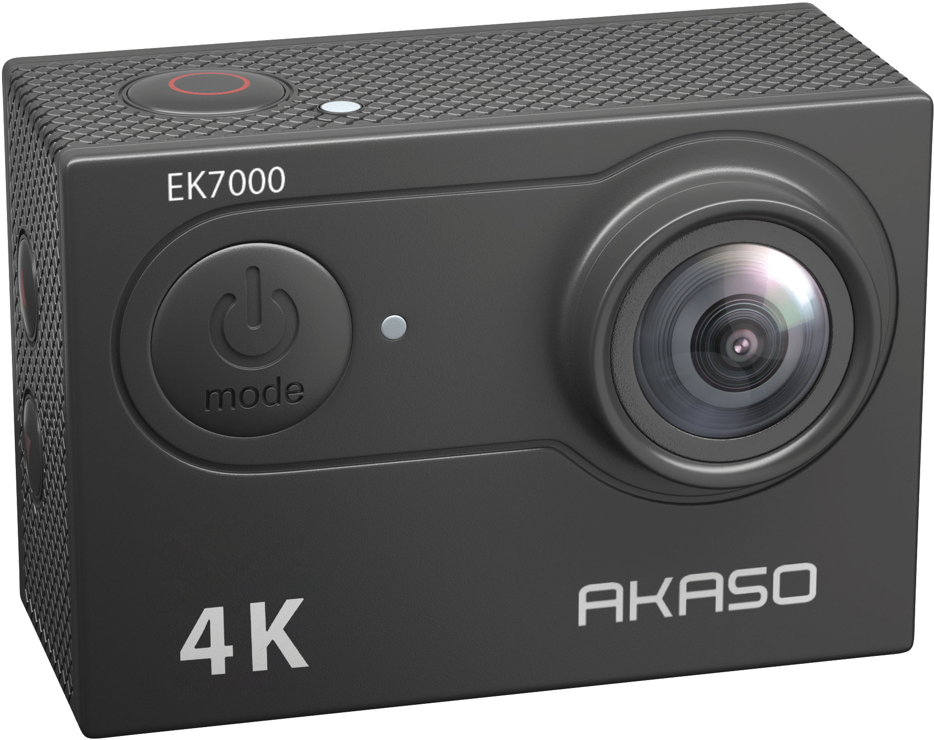 AKASO EK7000 Pro 4K Touch Screen Action Camera, Remote Control, Batteries &  Helmet Accessories Kit