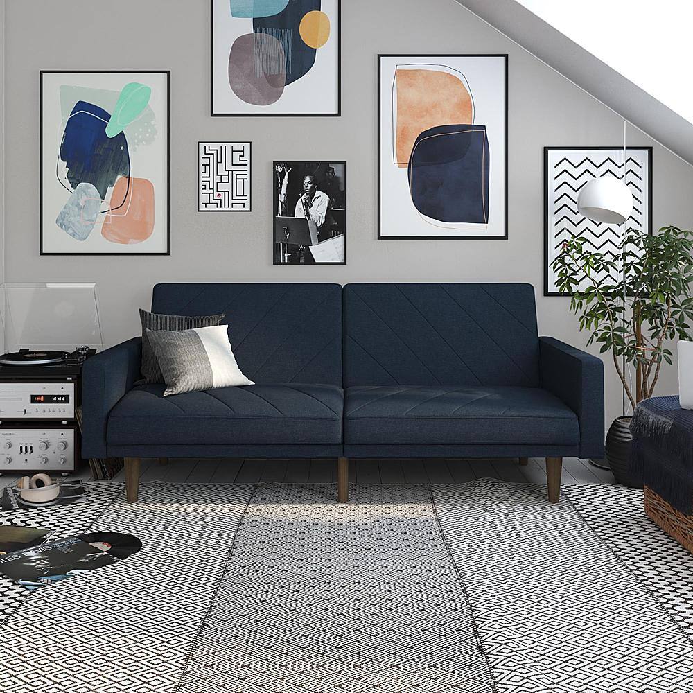 Best Buy DHP Paxson Futon Blue DE91233