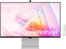 Samsung - 27" ViewFinity S9 5K IPS Smart Monitor with Matte Display, Thunderbolt 4 and SlimFit Camera. - Silver