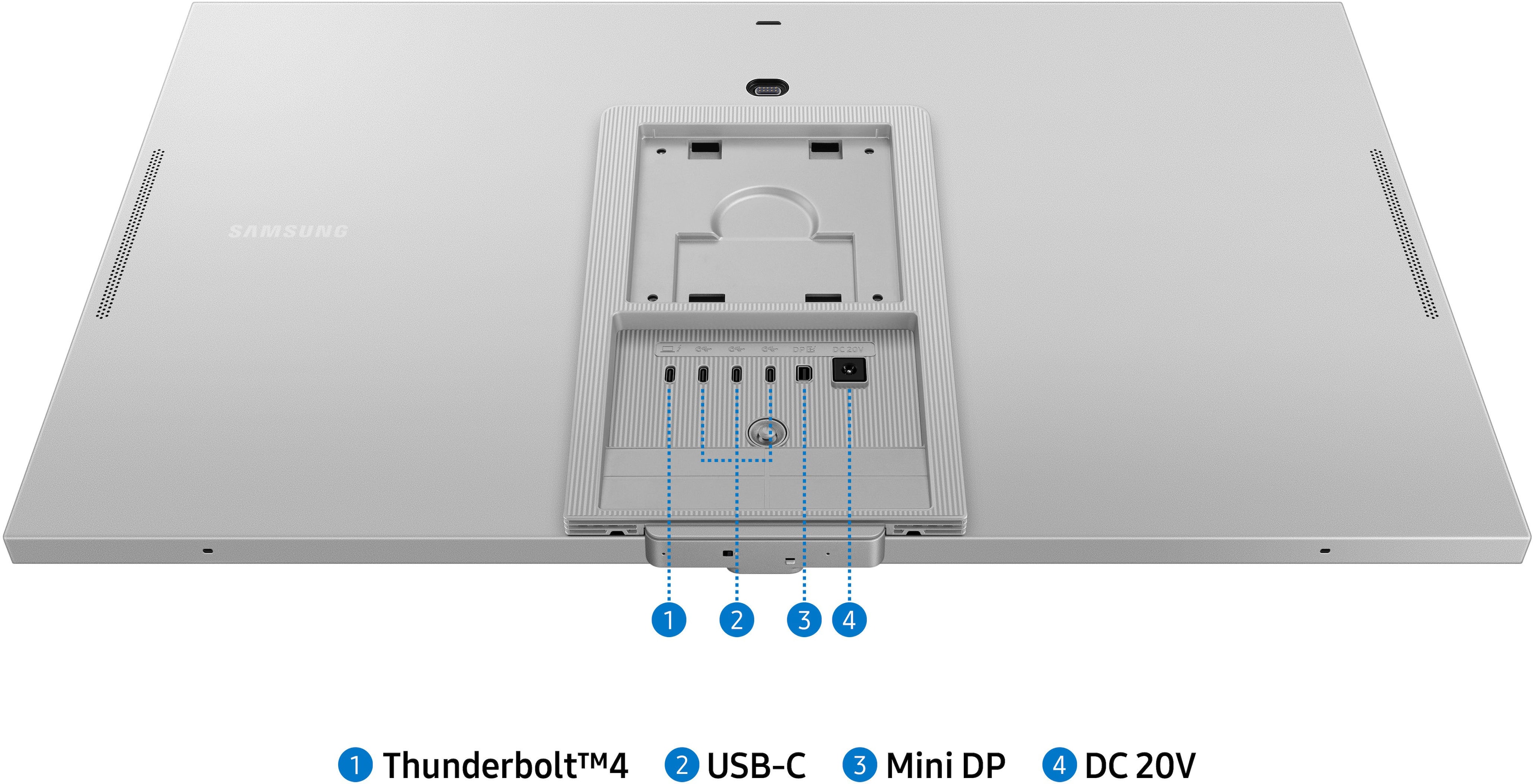 Alt View 16. Samsung - 27" ViewFinity S9 5K IPS Smart Monitor with Matte Display, Thunderbolt 4 and SlimFit Camera. - Silver.