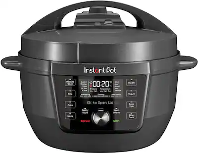 Instant Pot RIO WIDE Plus 7-in-1 Electric Pressure Cooker Multi-Cooker Black