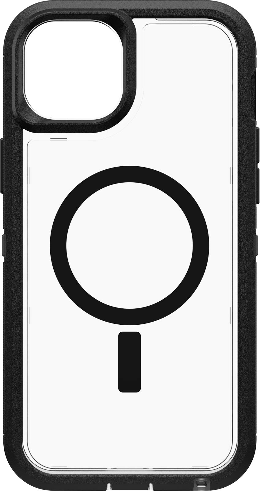 OtterBox - Defender Pro XT Clear MagSafe Case for Apple iPhone 15 Plus / iPhone 14 Plus - Dark Side