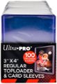 Alt View Zoom 11. Ultra PRO - 3" x 4" Regular Toploaders & Card Sleeves 100-Count Retail Pk.