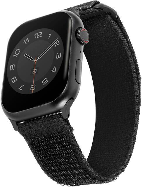 WITHit Tactical Nylon Band for Apple Watch 42 44 45mm Ultra Ultra 2 Black WH 1026BKBK42 58008BBR Best Buy
