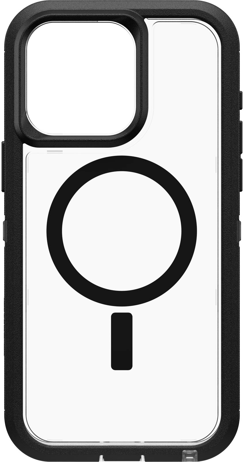 OtterBox iPhone 15 Pro MAX (Only) Defender Series XT Case - BLACK,  screenless, rugged, snaps to MagSafe, lanyard attachment