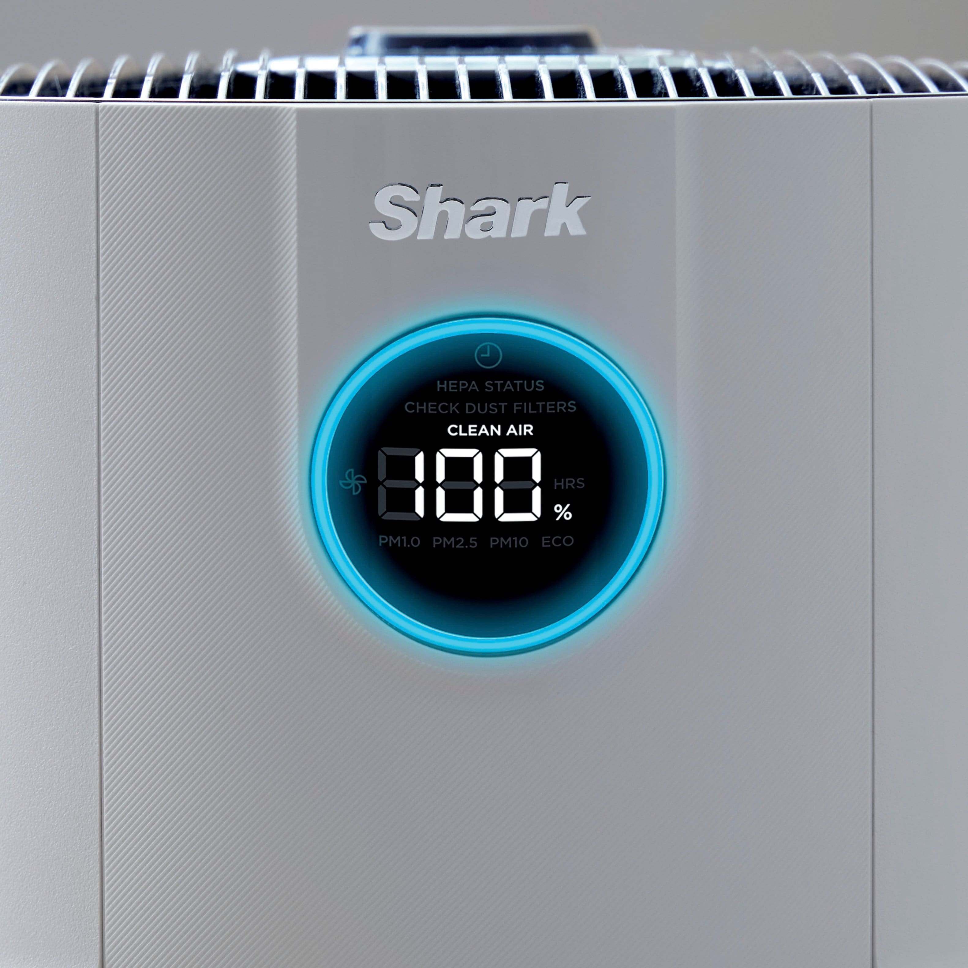 Alt View 19. Shark - NeverChange Air Purifier MAX, 5-Year Filter Life, 1400 sq. Ft - White.