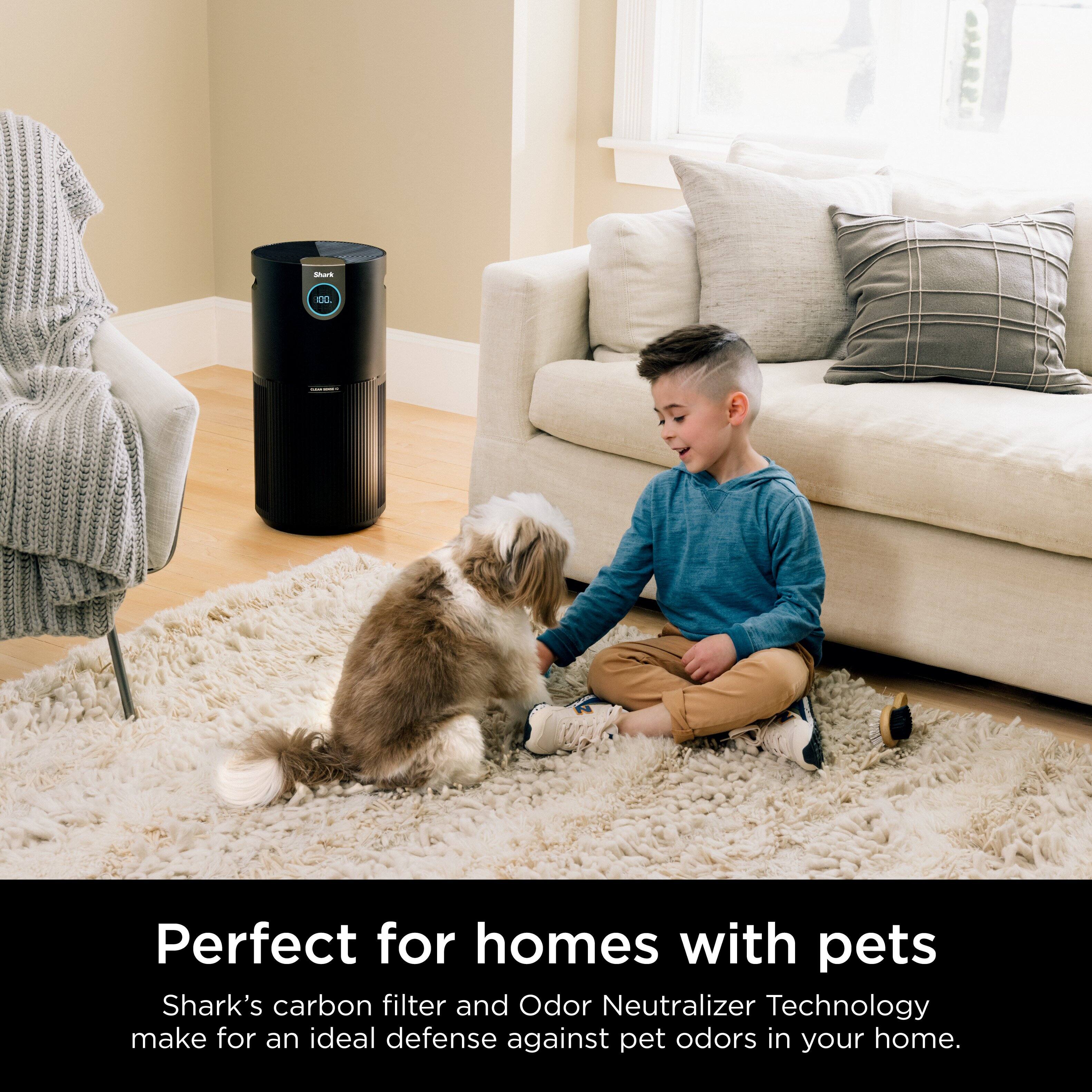 Perfect for homes with pets - Shark's carbon filter and Odor Neutralizer Technology make for an ideal defense against pet odors in your home.