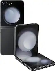 Samsung - Galaxy Z Flip5 256GB (Unlocked) - Graphite - Front_Zoom