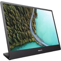 Philips - 16B1P3300 15.6" LCD FHD Monitor with HDR (USB) - Black - Front_Zoom