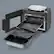 Alt View 25. Ninja - Combi All-in-One Multicooker, Oven, & Air Fryer, Complete Meals in 15 Mins, 14-in-1, Combi Cooker + Air Fry - Stainless Steel.