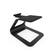 Left. Kanto - Elevated Desktop Speaker Stands for Small Speakers, Pair - Black.