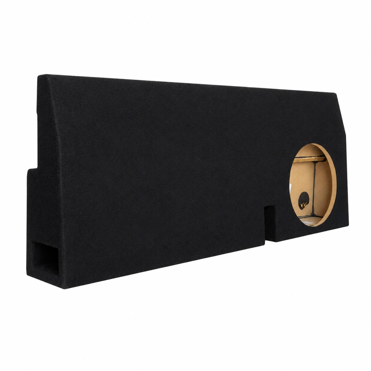 Alt View 1. SoundBox - SoundBox LCE-T009P/10F, Toyota Tacoma Double Cab Single Vented 10 Subwoofer Enclosure, 2005-2023.