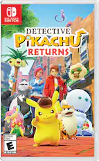 Front. Nintendo - Detective Pikachu Returns.