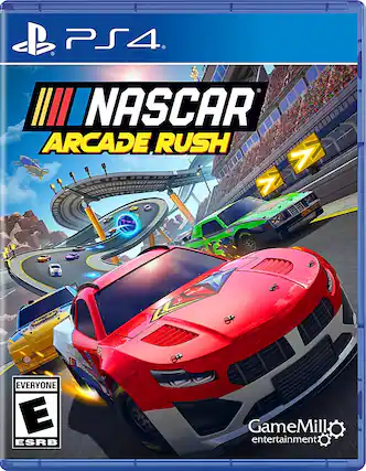 Front. GameMill Entertainment - NASCAR Arcade Rush. - E (Everyone)