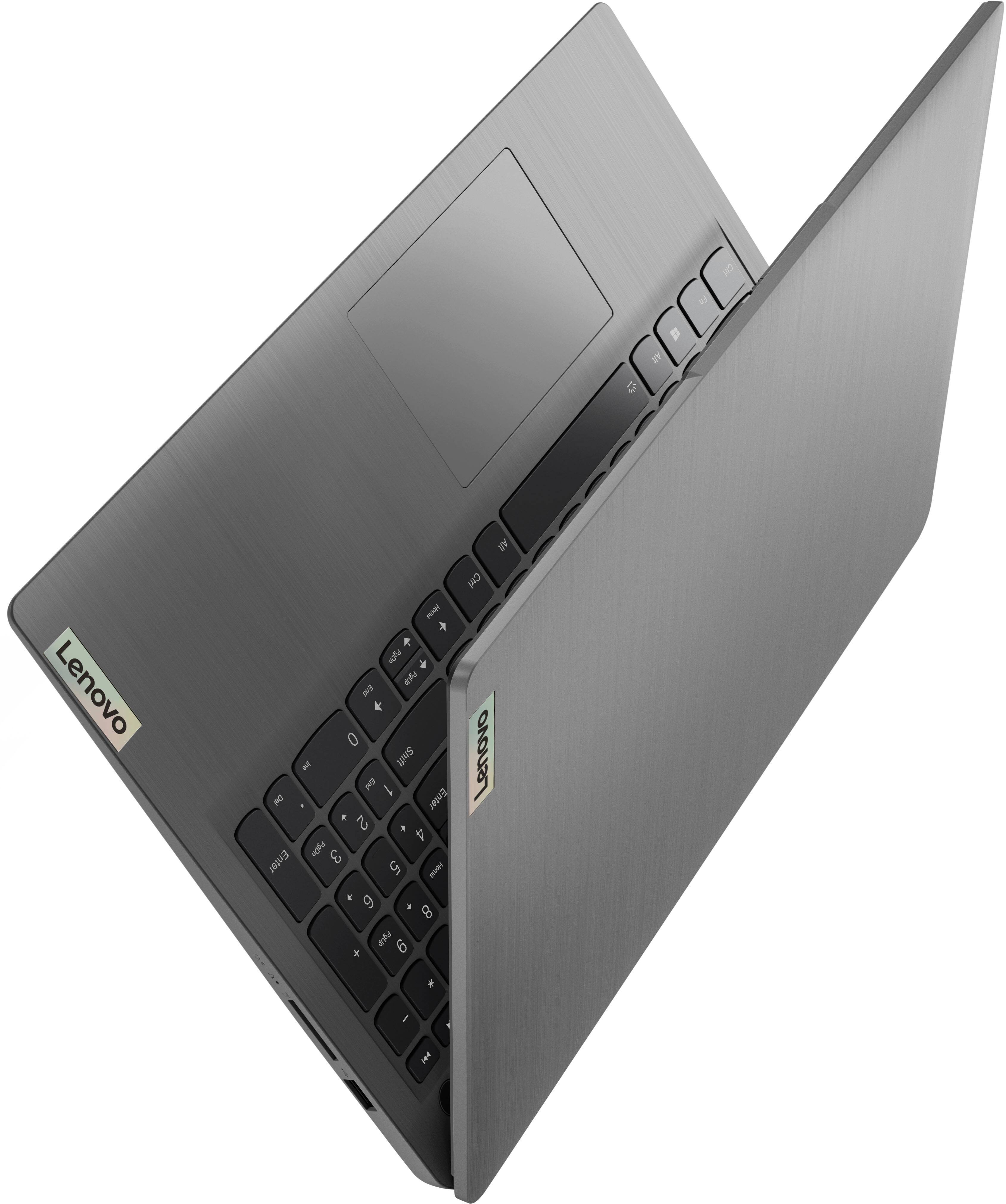 Alt View 7. Lenovo - Ideapad 3i 15.6" FHD Touchscreen Laptop - Core i3-1115G4 with 8GB Memory - 256GB SSD - Arctic Grey.