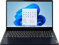 Lenovo - Ideapad 3i 15.6" FHD Touchscreen Laptop - Core i5-1155G7 with 8GB Memory - 512GB SSD - Abyss Blue - Front_Zoom