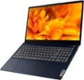Left. Lenovo - Ideapad 3i 15.6" FHD Touch Laptop - Core i5-1155G7 with 8GB Memory - 512GB SSD - Abyss Blue.