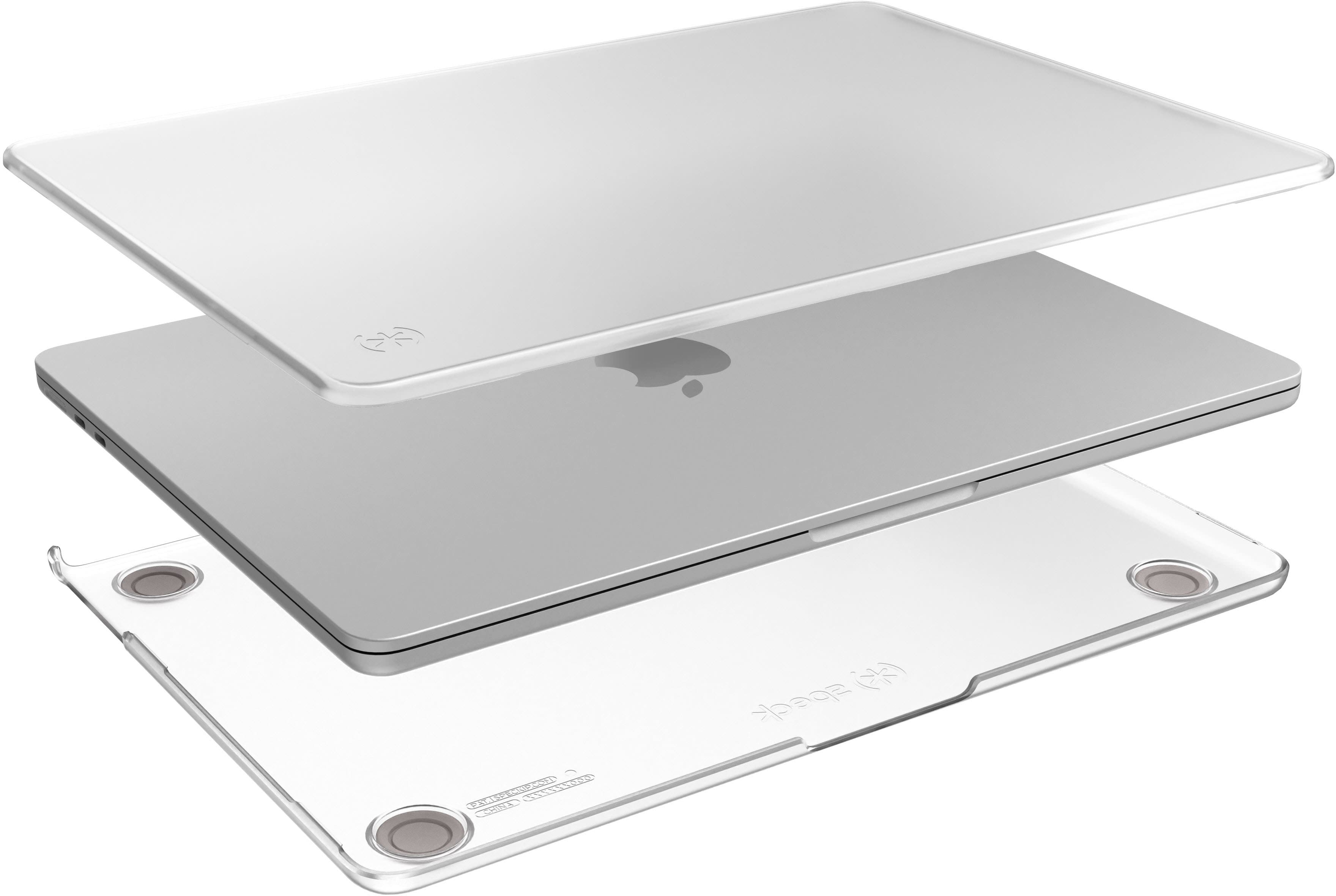 Alt View 11. Speck - Smartshell Case for Macbook Air 15" M2/M3 (2023-2024) - Clear.