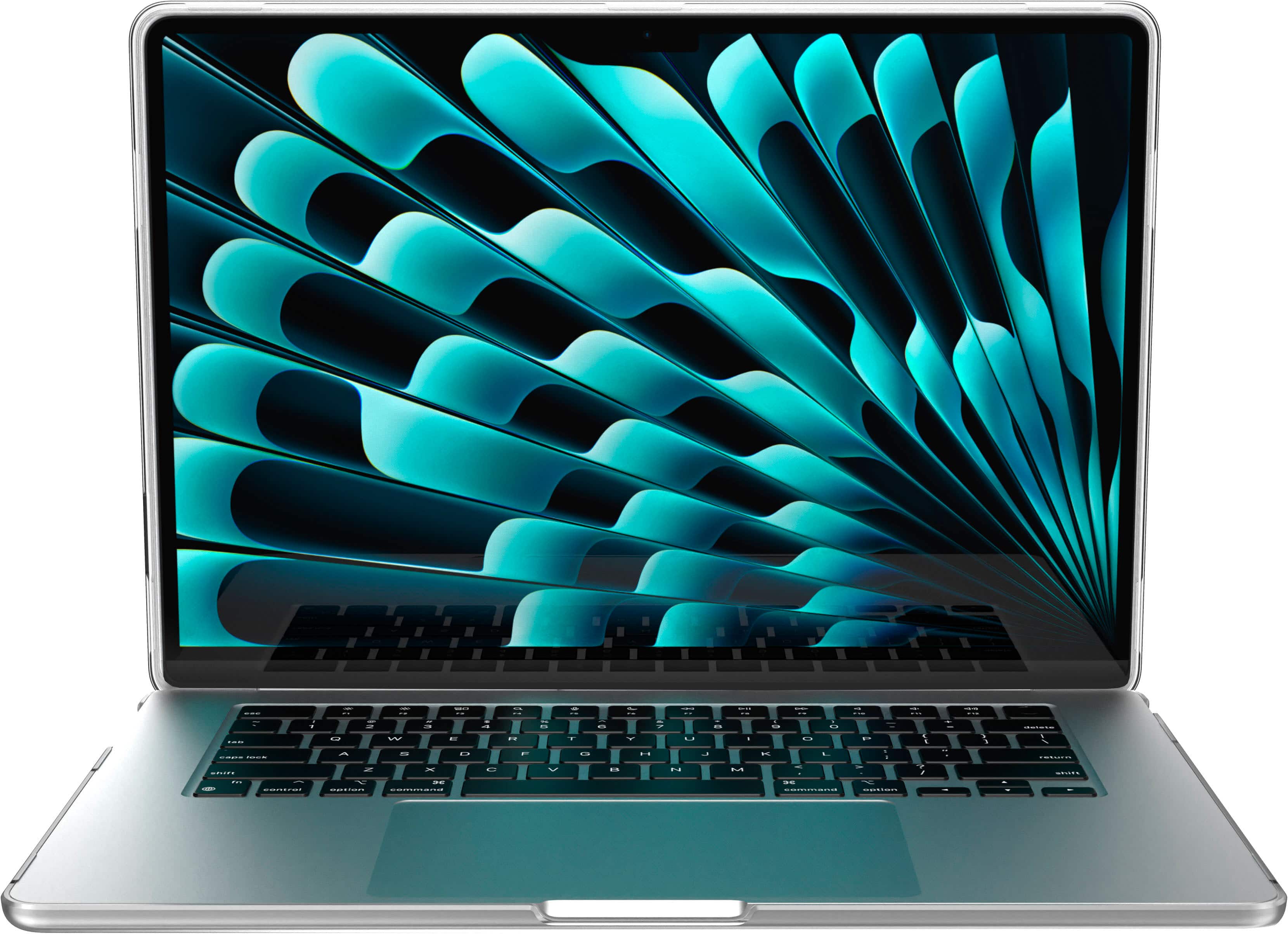 Alt View 12. Speck - Smartshell Case for Macbook Air 15" M2/M3 (2023-2024) - Clear.