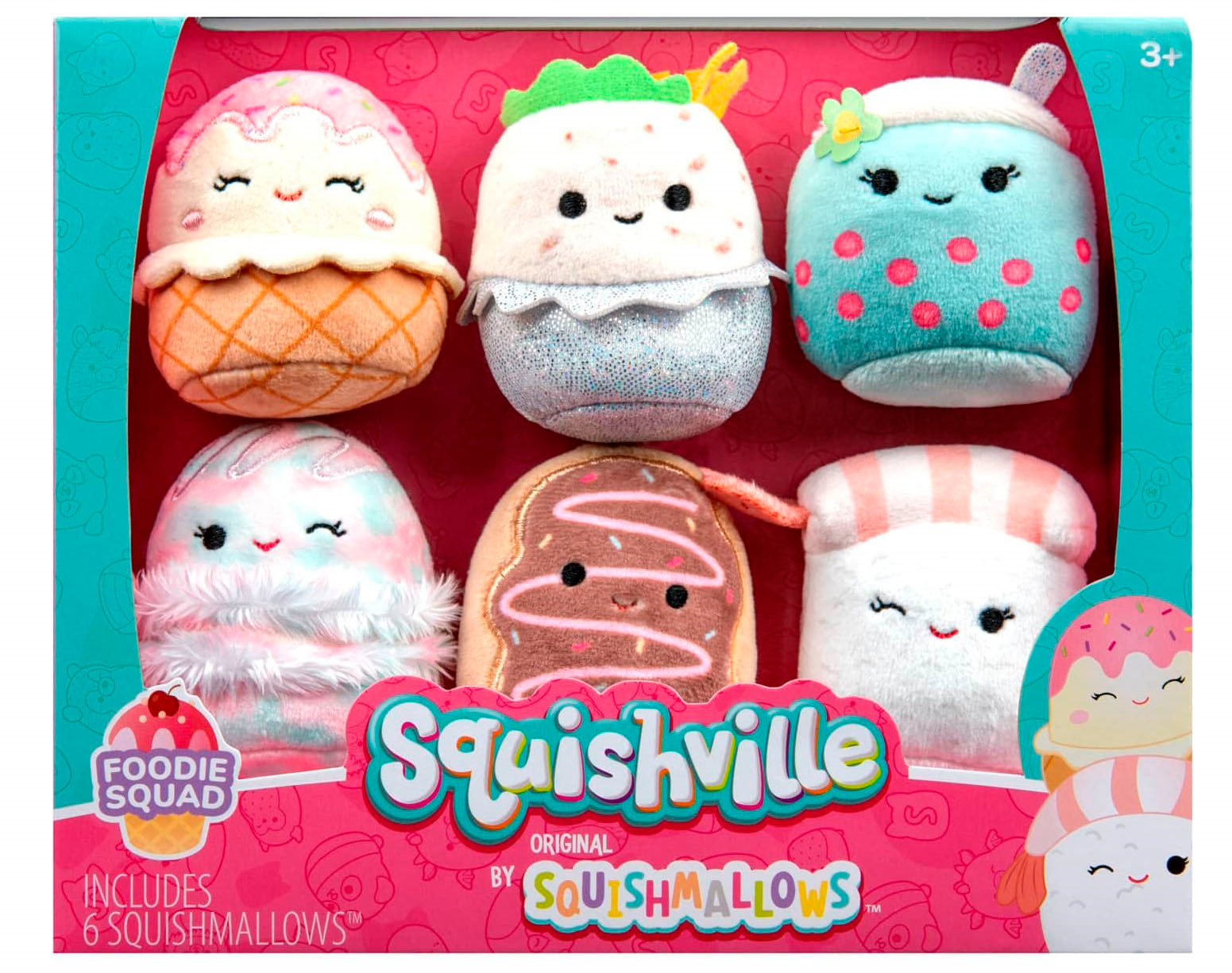 Squishmallow Mini Squishville Squishmore Squad, 4 pk - Smith's Food and Drug