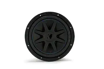 Front. KICKER - CompVX 10" Dual-Voice-Coil 4-Ohm Subwoofer - Black.