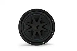 KICKER - CompVX 10" Dual-Voice-Coil 2-Ohm Subwoofer - Black - Front_Zoom