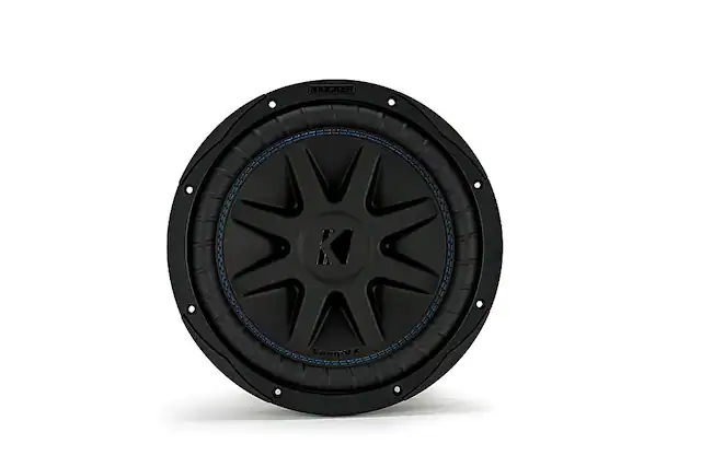 Front. KICKER - CompVX 10" Dual-Voice-Coil 2-Ohm Subwoofer - Black.