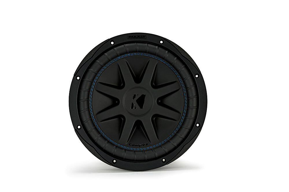 Front. KICKER - CompVX 10" Dual-Voice-Coil 2-Ohm Subwoofer - Black.