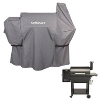 Cuisinart - Deluxe Pellet Grill Cover - Gray - Angle_Zoom