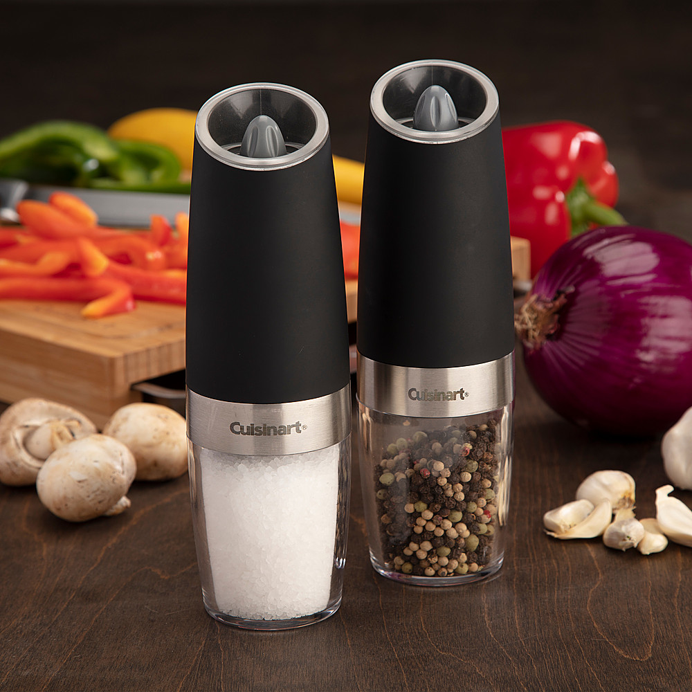 Cuisinart SP-4 Electric Rechargeable Salt And Pepper Mill - Silver for sale  online