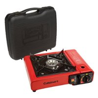 Cuisinart - Portable Butane Camping Stove - Red - Front_Zoom