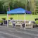 Alt View 14. Alamont Home - Harris 8'x8' Weather Resistant Easy Pop Up Slanted Leg Canopy Tent with Carry Bag - Blue.