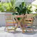 Alt View 11. Alamont Home - Martindale Indoor/Outdoor Acacia Wood Folding Table and 2 Chair Bistro Set in Natural - Natural.